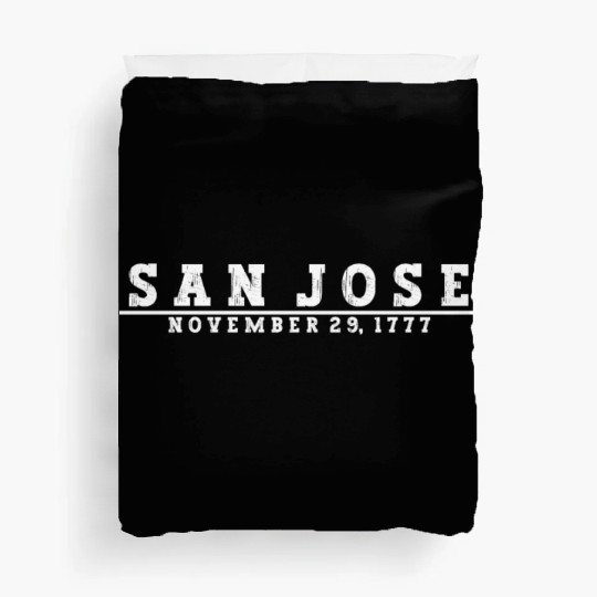 San Jose date T Duvet Covers