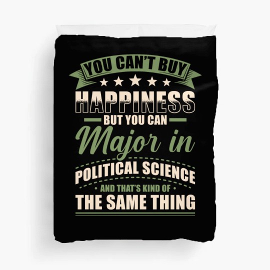 Political Science Major Duvet Covers
