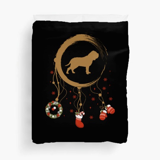 dog dreamcatcher Christmas Neapolitan Mastiff Duvet Covers
