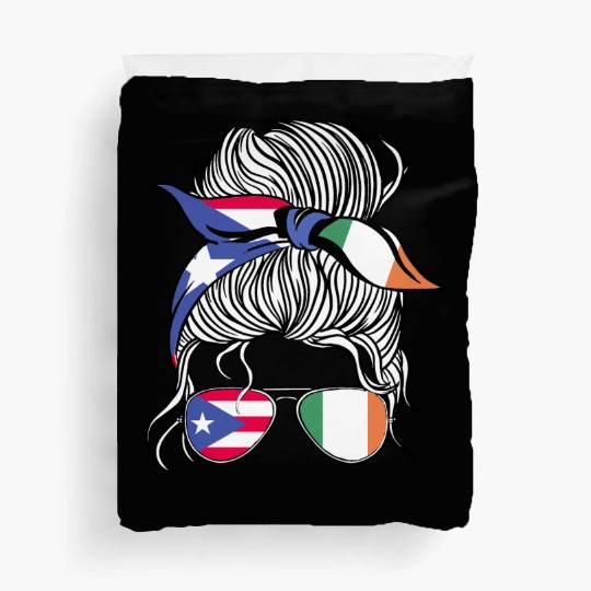 Puerto Rico Flag Ireland Grown Women Girl Country Duvet Covers