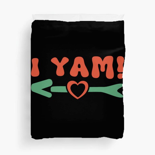 Groovy My Sweet Potato I Yam Couple's Matching Duvet Covers