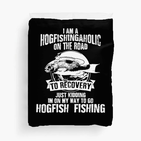 Hog Fish Merch Funny Great Fishermen Duvet Covers