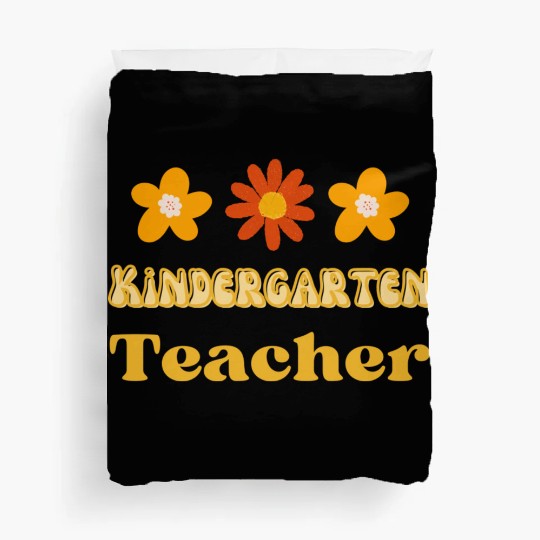Cute Kindergarten teacher Aesthetic Duvet Covers