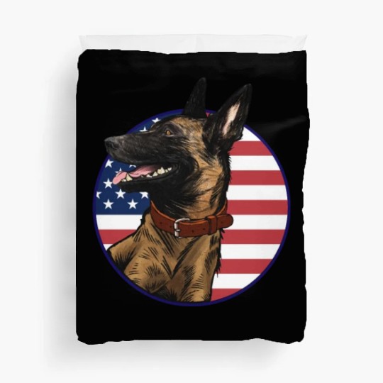 Belgian Malinois Dog Lover Dog Owner US American F Duvet Covers