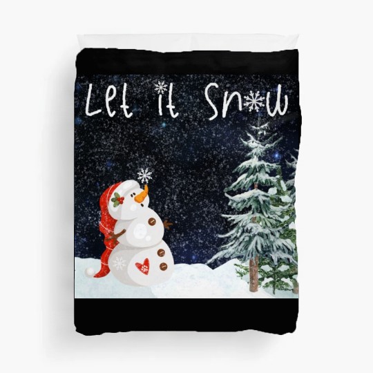 Snowman - Let it snow Duvet Covers