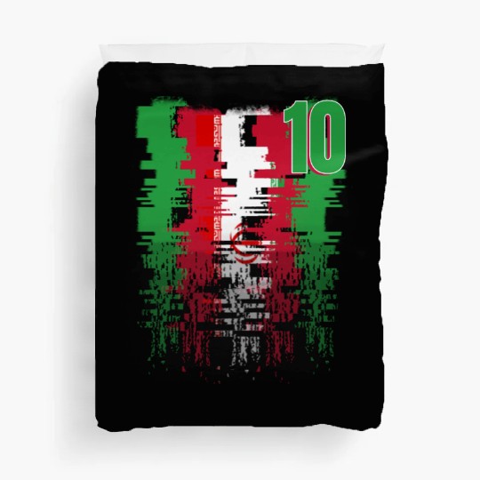 Iran Soccer team Jerseys Iran team 2022 number 10 Duvet Covers