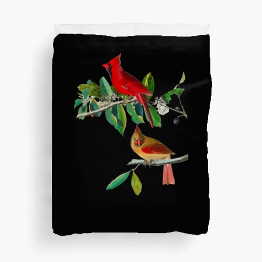 Cardinal Grosbeak from Birds of America Duvet Covers