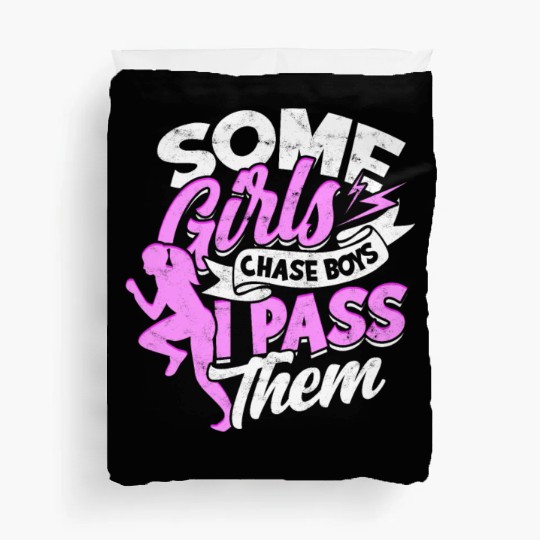 Track And Field Girl Athelitcs Running Sport Run Duvet Covers
