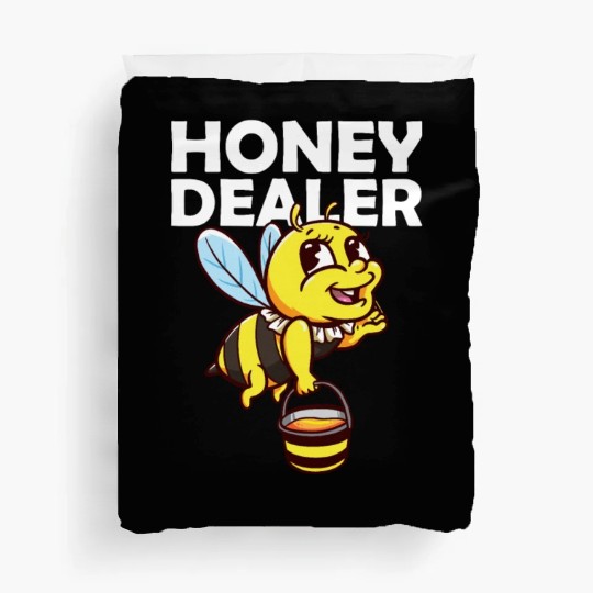 Honey Dealer Bee Honeycomb Farmer Beekeeper Beehiv Duvet Covers