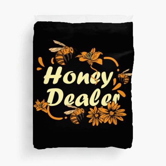 Honey Dealer Bee Honeycomb Farmer Beekeeper Beehiv Duvet Covers