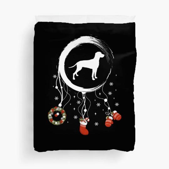 dog dreamcatcher Christmas Weimaraner Duvet Covers