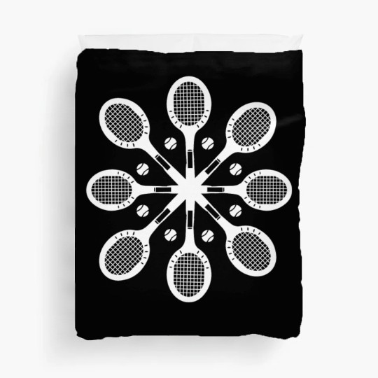 Tennis Christmas Snowflake Pattern Duvet Covers
