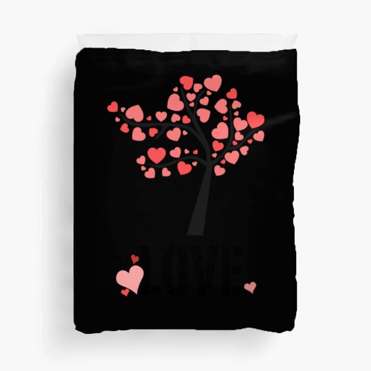 Valentine's Love Tree! Duvet Covers