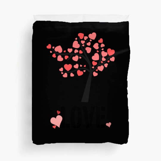 Valentine's Love Tree! Duvet Covers