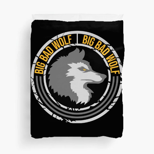 big bad wolf quote Duvet Covers
