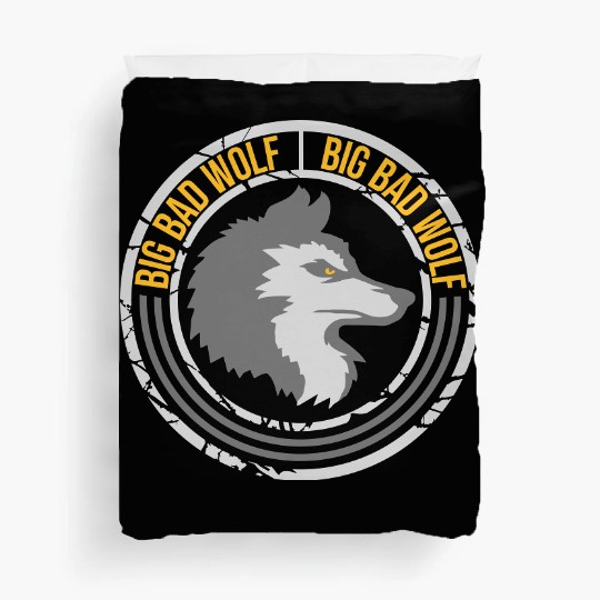 big bad wolf quote Duvet Covers