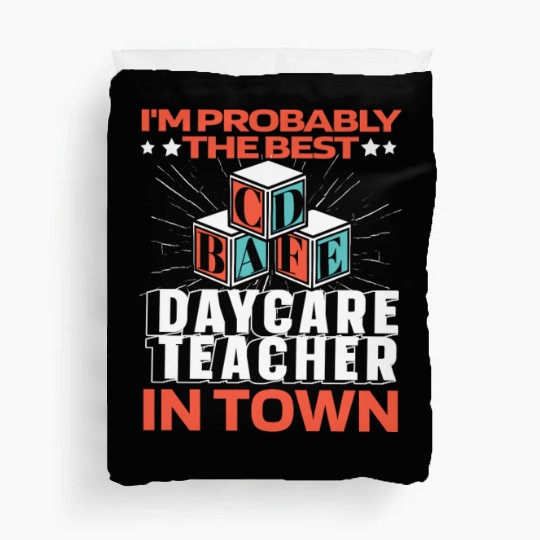 Daycare Teacher Funny Duvet Covers