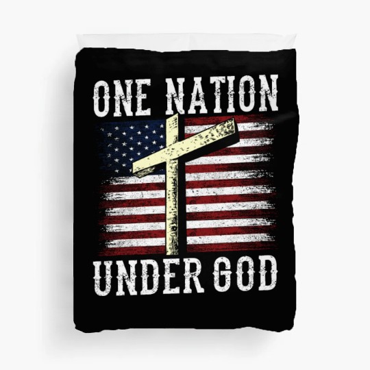 One Nation Under God America US USA American Duvet Covers