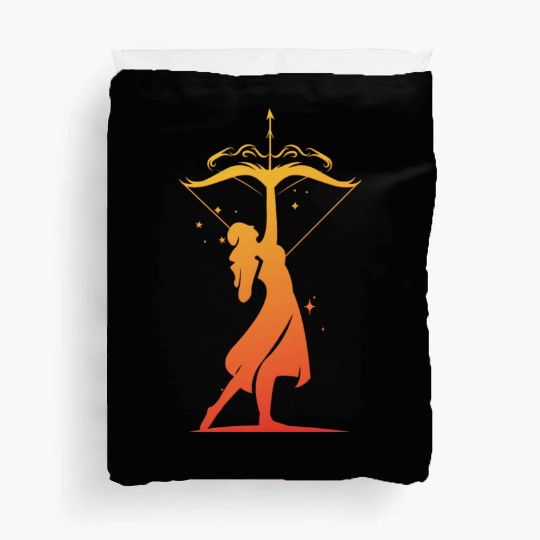 Sagittarius Archer Zodiac Fire Sign Duvet Covers