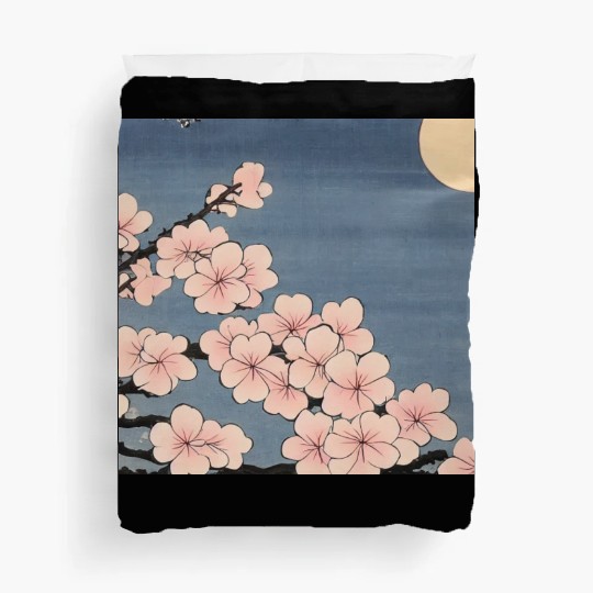 Ukiyo-e Sakura, Japanese Print Duvet Covers