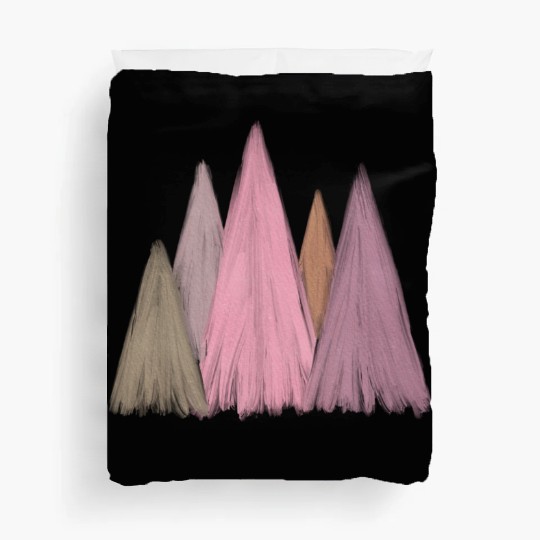 Pink Christmas Trees Duvet Covers