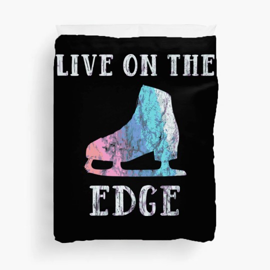 Figure Skating For Girls And Women Live On The Edg Duvet Covers