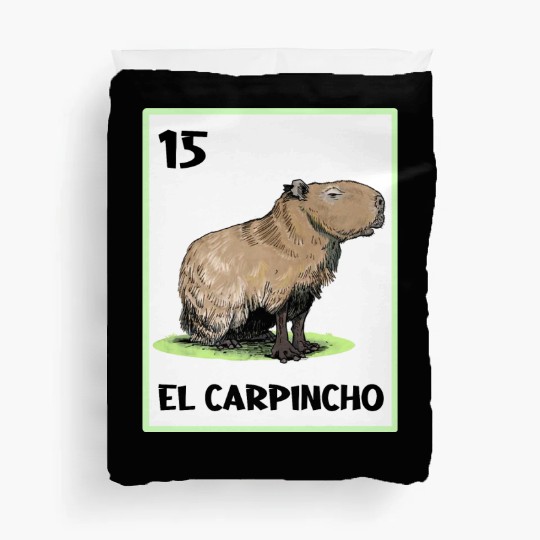 El Carpincho Mexican Capybara Cards Duvet Covers