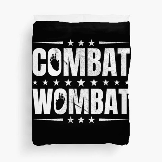Combat Wombat For A Wombats Lover Duvet Covers