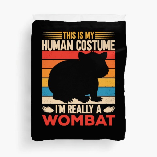 Combat Wombat For A Wombats Lover Duvet Covers