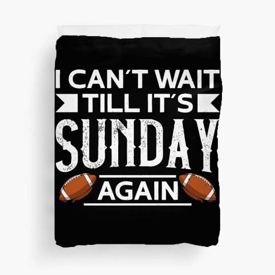 American Football Sunday Football Player Sport Fan Duvet Covers