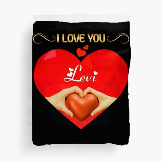 I love you Levi Duvet Covers