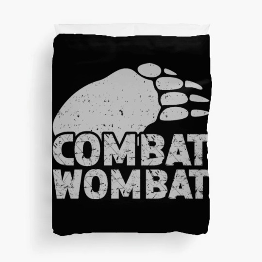 Combat Wombat For A Wombats Lover Duvet Covers