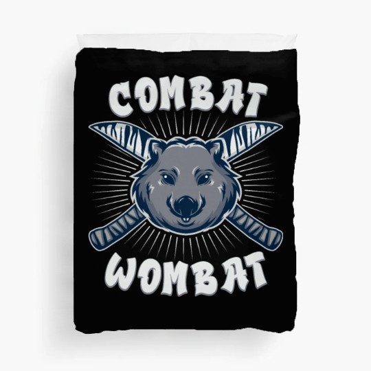 Combat Wombat For A Wombats Lover Duvet Covers