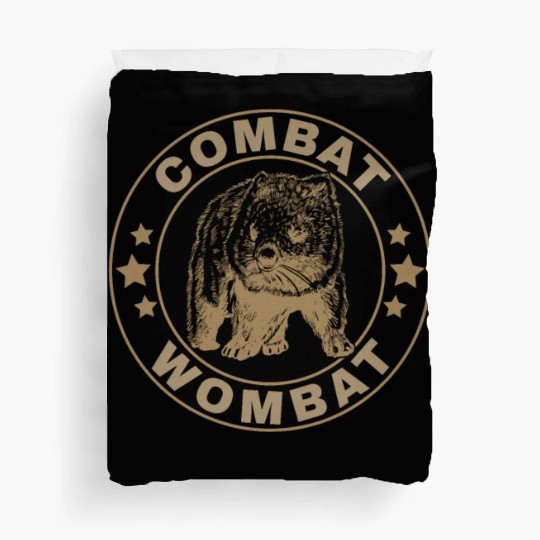 Combat Wombat For A Wombats Lover Duvet Covers