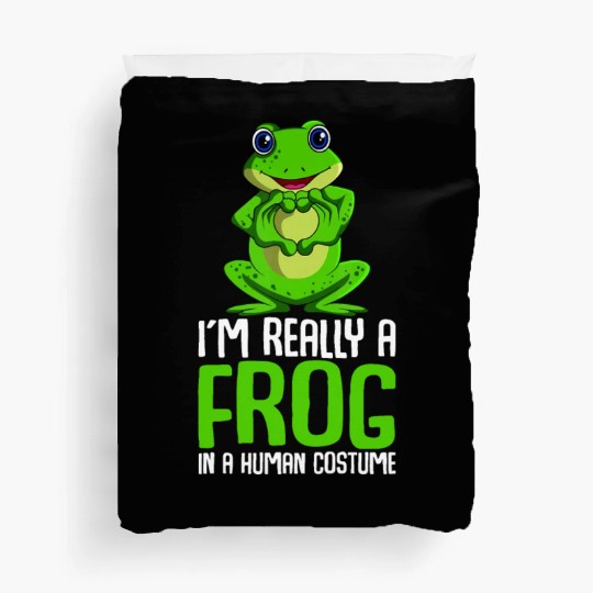 Frog Lover Frogs Costume Kids Girls Boys Duvet Covers