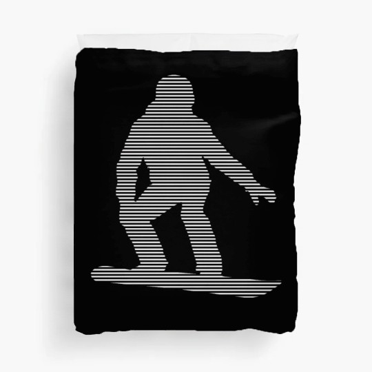 snowboarding Duvet Covers