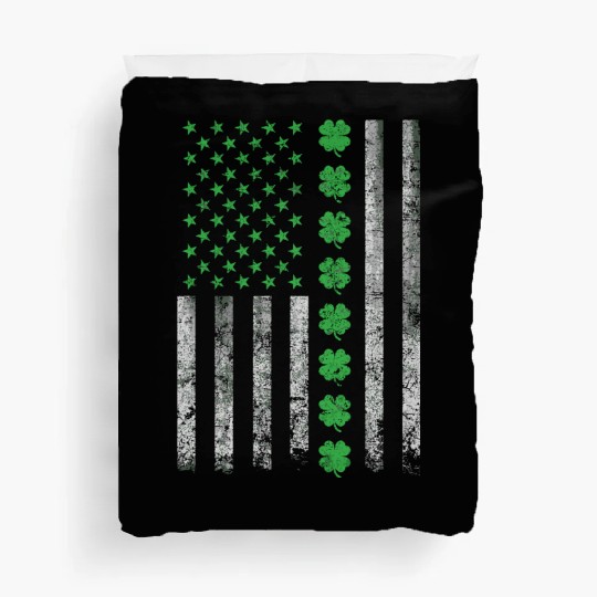 St Patricks Day United States Flag Irish Duvet Covers