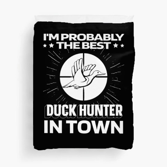 Duck Hunting Funny Duvet Covers