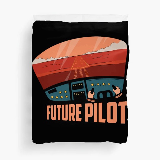 Future Pilot Airline Fly Aviation Duvet Covers