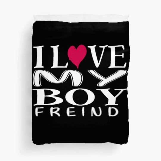 I Love My Boyfriend Duvet Covers I Heart My Boyfriend