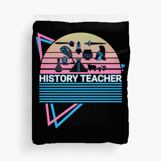 History Teacher Retro Duvet Covers