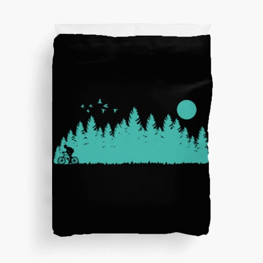 Cycling in Nature Fitness Duvet Covers