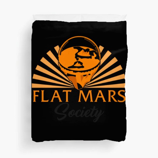 Mars Duvet Covers, Flat Mars Society Mars Duvet Covers, Science