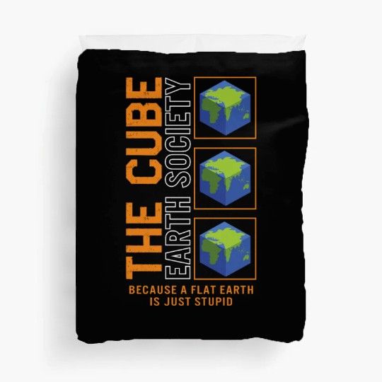 Earth Duvet Covers, The Cube Earth Society Earth Duvet Covers,