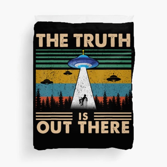 The Truth Is Out There Storm Raid Area 51 Alien Duvet Covers