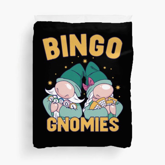 Bingo Card Game Grandma Bingo Player Bingo Cards Duvet Covers