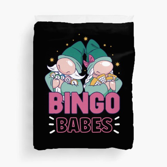 Bingo Card Game Grandma Bingo Player Bingo Cards Duvet Covers
