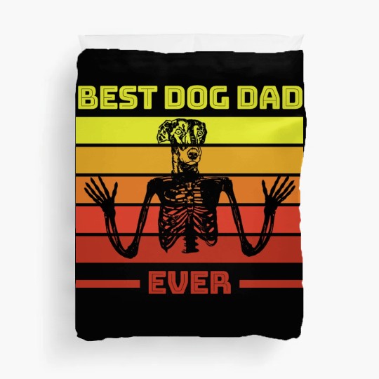 Best Dog Dad Ever Hunde Retro Duvet Covers