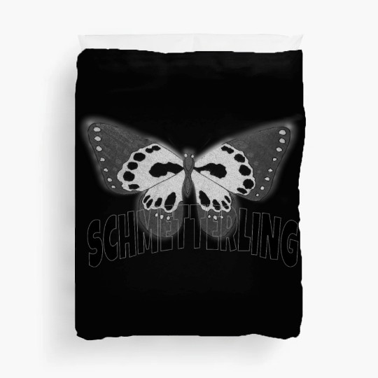 Schmetterling Butterfly Black and White Duvet Covers
