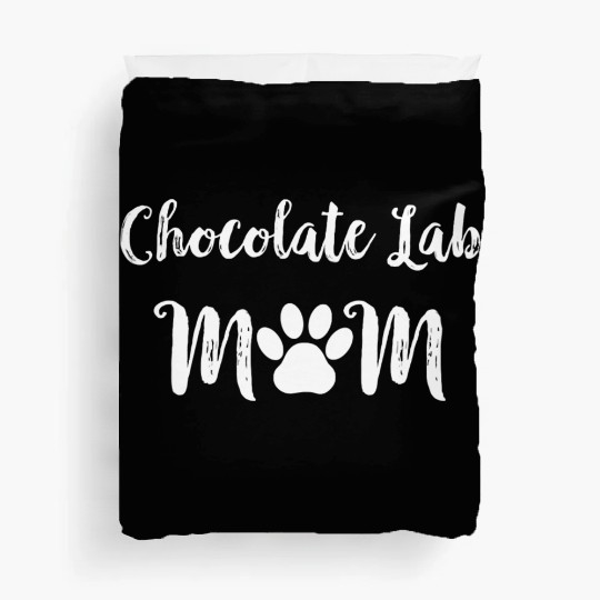 Chocolate Lab Mom Dog Lover Duvet Covers